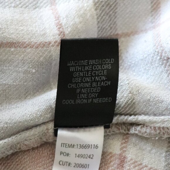 Torrid Womens Pink Sz 2 Abbey Plaid Buttoned Woven Short Sleeve Pullover Blouse - Picture 12 of 13